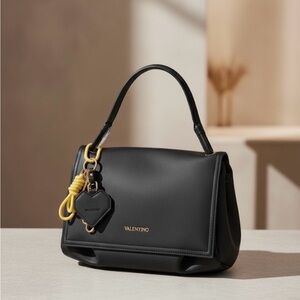 Mario Valentino Clizia Mir Mediun Bag with Yellow Charm